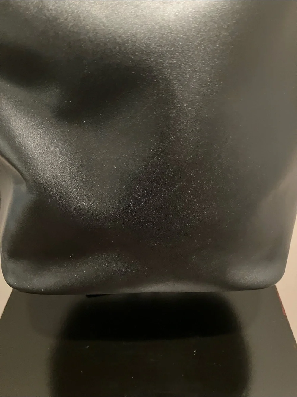 Tory Burch Black Leather Logo Bucket Shoulder Bag